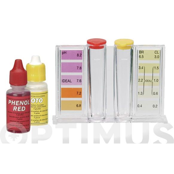 ANALIZADOR AGUA PH Y CLORO KIT MANUAL