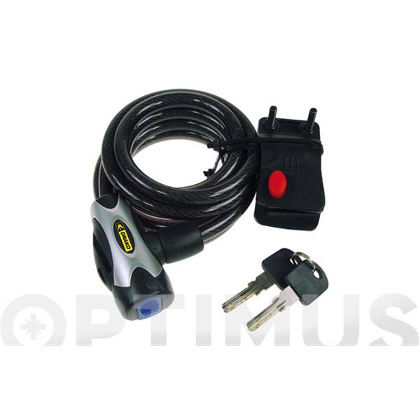 ANTIRROBO CABLE ESPIRAL DRAKO 185 LLAVE