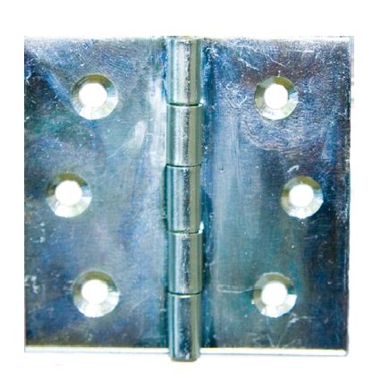 Bisagras cuadradas hierro zinc. 30x30 mm. 2PZ