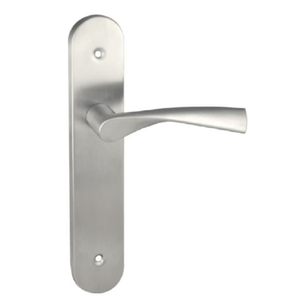 JGO. DE MANIVELA INOX PLACA 244X45 MM. DIVALFER R. 8250101